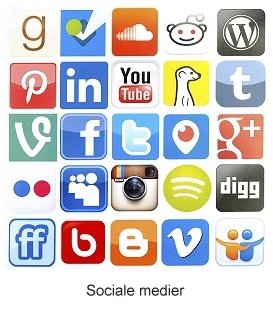 Link til side med Sociale medier